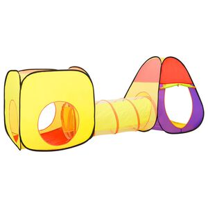 vidaXL Dětský stan na hraní vícebarevný 255 x 80 x 100 cm