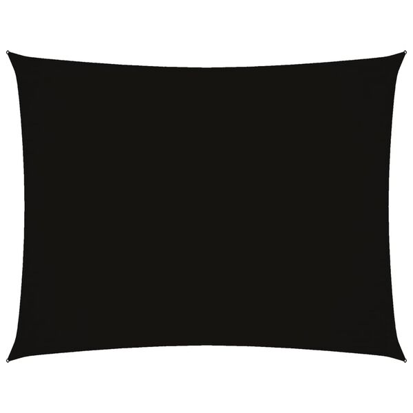 vidaXL Stínící plachta oxfordská látka obdélníková 2,5 x 3,5 m černá
