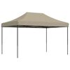 vidaXL Skládací party stan pop-up taupe 410 x 279 x 315 cm