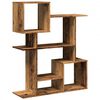 vidaXL Knihovna / dělic&iacute; stěna old wood 92x29x112 cm kompozitn&iacute; dřevo