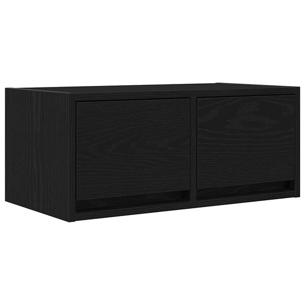 vidaXL TV skř&iacute;ňka Čern&yacute; dub 60x31x25,5 cm Dřevěn&aacute; konstrukce