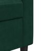 vidaXL 2m&iacute;stn&aacute; pohovka tmavě zelen&aacute; 120 cm samet