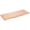 vidaXL Koupelnov&aacute; deska světle hněd&aacute; 100 x 40 x 2 cm o&scaron;etřen&yacute; masiv