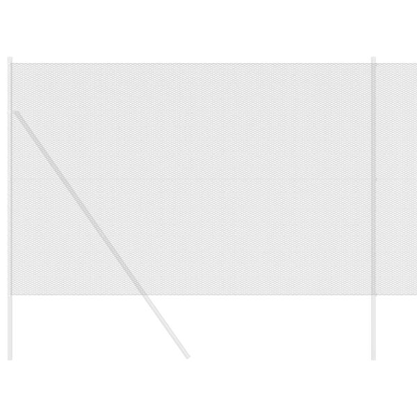 vidaXL Hexagonální oplocení Šedá 1,6 x 25 m PVC