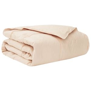 vidaXL Letn&iacute; přikr&yacute;vka B&eacute;žov&aacute; 135 x 200 cm 100% př&iacute;rodn&iacute; kapok