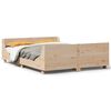 vidaXL Postel bez matrace 120 x 190 cm masivn&iacute; borovice
