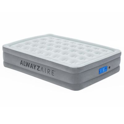 Bestway Nafukovací matrace AlwayzAire pro 2 osoby 203x152x46 cm šedá