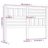 vidaXL Čelo postele medově hněd&eacute; 166 x 4 x 100 cm masivn&iacute; borovice