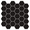 vidaXL Hexagon&aacute;ln&iacute; dlaždice 50 pcs &Scaron;ed&aacute; 30 x 30 cm Polyuretan a PET