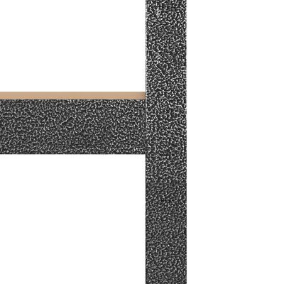 vidaXL 5patrový rohový regál šedý ocel a kompozitní dřevo