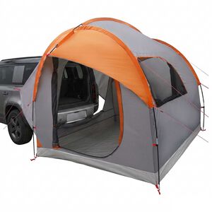 vidaXL Auto stan &Scaron;ed&aacute; a oranžov&aacute; 239 x 210 x 210 cm Polyester a ocel