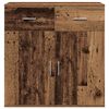 vidaXL Servírovací skříň Staré dřevo 79 x 38 x 80 cm Kompozitní dřevo