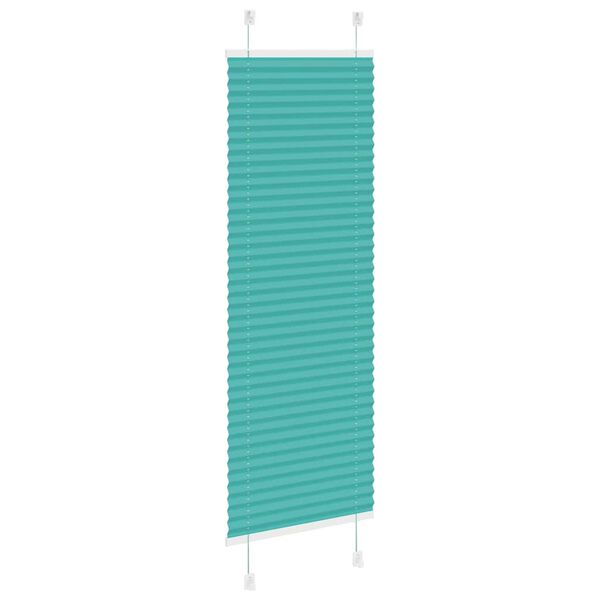 vidaXL Plisovan&aacute; roleta Benz&iacute;nov&aacute; zelen&aacute; 40x150 cm &Scaron;&iacute;řka l&aacute;tky 39,4 cm