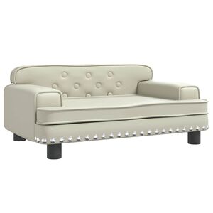 vidaXL Pel&iacute;&scaron;ek pro psy kr&eacute;mov&yacute; 70 x 45 x 30 cm uměl&aacute; kůže