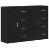 vidaXL Serv&iacute;rovac&iacute; skř&iacute;ň 2 pcs Čern&yacute; dub 60 x 31 x 84 cm
