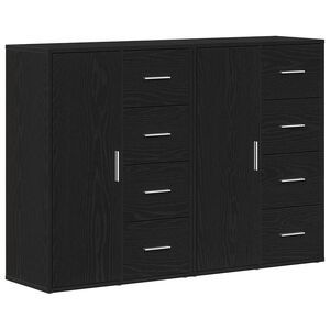 vidaXL Serv&iacute;rovac&iacute; skř&iacute;ň 2 pcs Čern&yacute; dub 60 x 31 x 84 cm