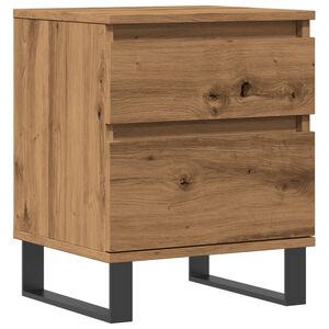 vidaXL Nočn&iacute; stolek dub artisan 40 x 35 x 50 cm kompozitn&iacute; dřevo
