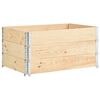 vidaXL Paletov&eacute; n&aacute;stavce 3 ks 80 x 120 cm masivn&iacute; borov&eacute; dřevo