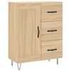 vidaXL Skř&iacute;ň highboard dub sonoma 69,5 x 34 x 180 cm kompozitn&iacute; dřevo