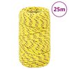 vidaXL Lodn&iacute; lano žlut&eacute; 2 mm 25 m polypropylen
