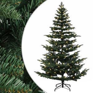 vidaXL Uměl&yacute; Skl&aacute;dac&iacute; V&aacute;nočn&iacute; Strom 120 cm 150 LED Tepl&aacute; b&iacute;l&aacute; PE a PVC