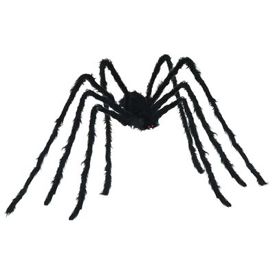 Halloweenská dekorace pavouk s pavučinami 2 ks černá a bílá 200 cm