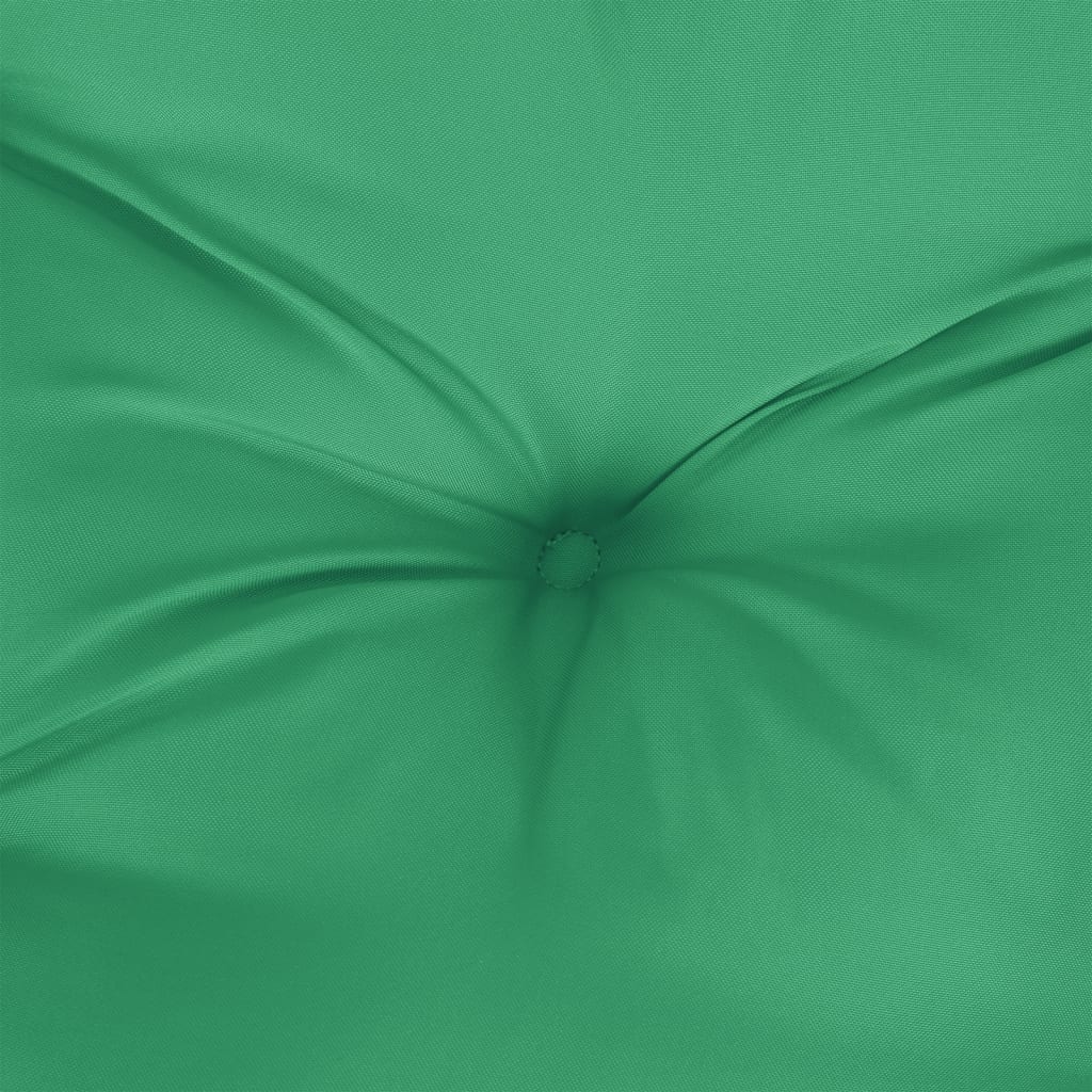 vidaXL Poduška na palety zelená 80 x 40 x 12 cm textil