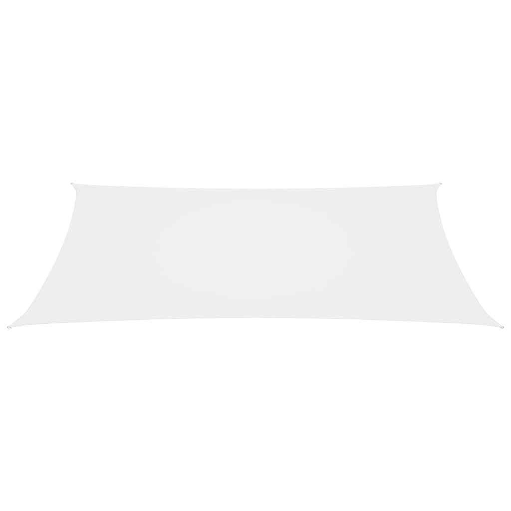 vidaXL Stínící plachta oxfordská látka obdélníková 2,5 x 5 m bílá
