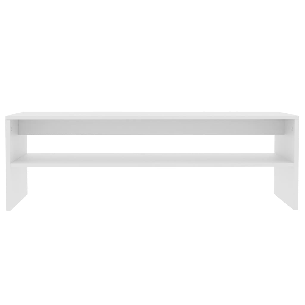 vidaXL Konferenční stolek bílý 100 x 40 x 40 cm dřevotříska