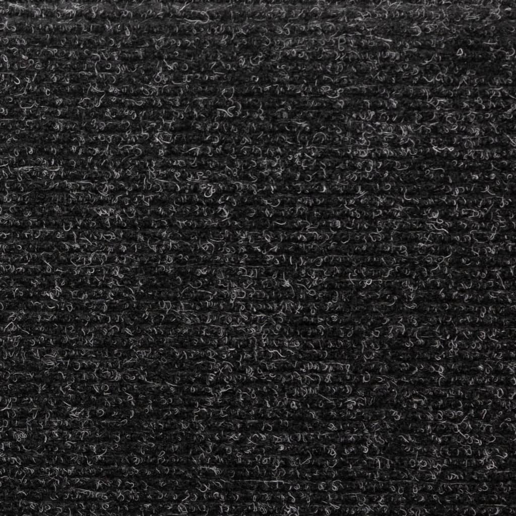 vidaXL Nášlapy na schody 10 ks černé 65x21x4 cm vpichované