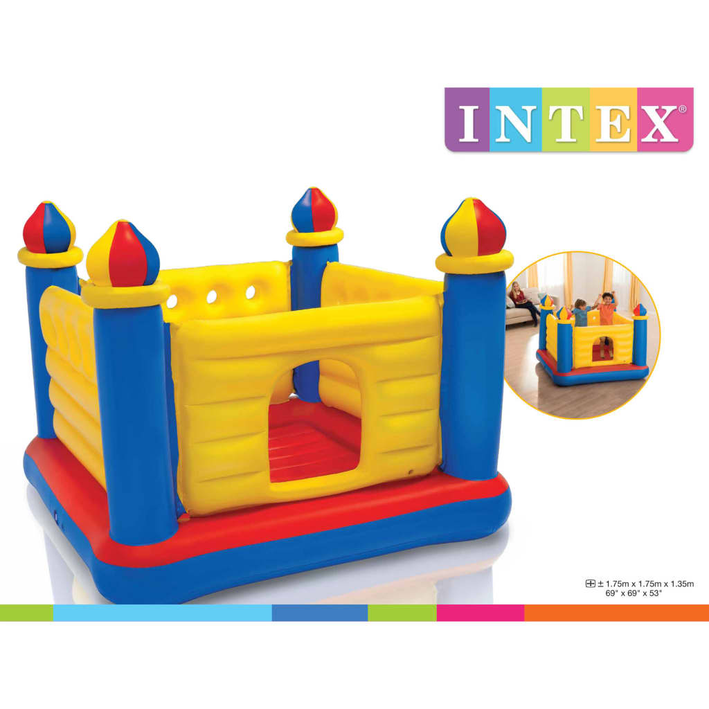 Intex Dětské nafukovací skákadlo Jump-O-Lene hrad PVC
