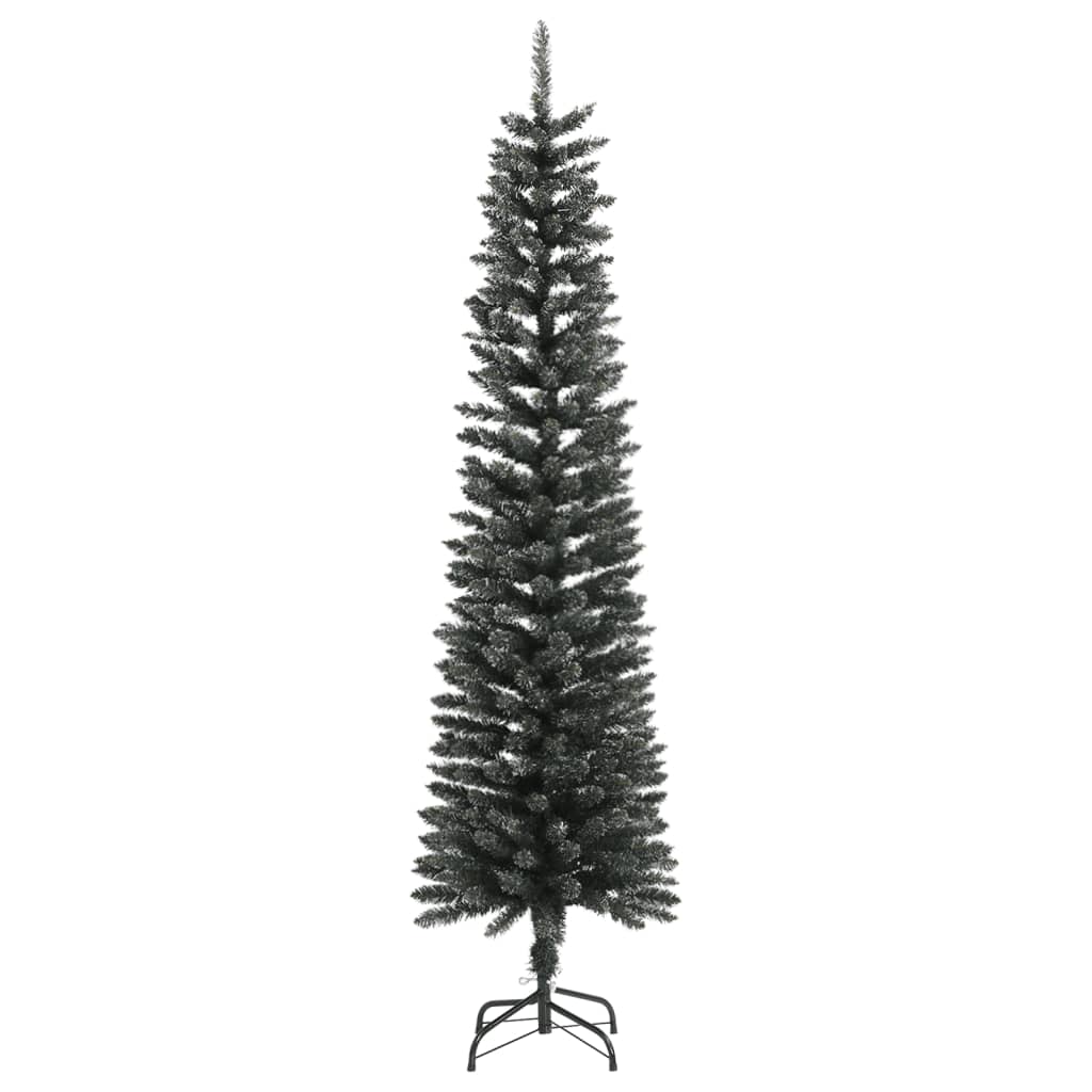 vidaXL Umělý úzký vánoční stromek se stojanem zelený 180 cm PVC