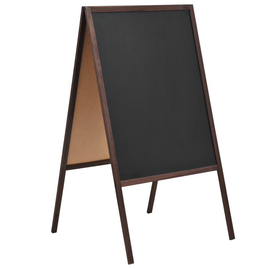 vidaXL Oboustranná tabule z cedrového dřeva volně stojící 60 x 80 cm