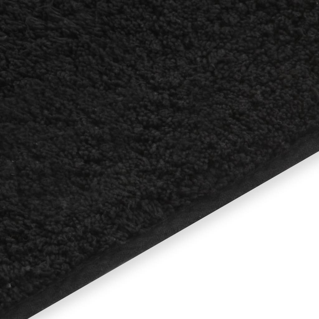 vidaXL Sada koupelnových předložek 2 kusy textilní antracitová