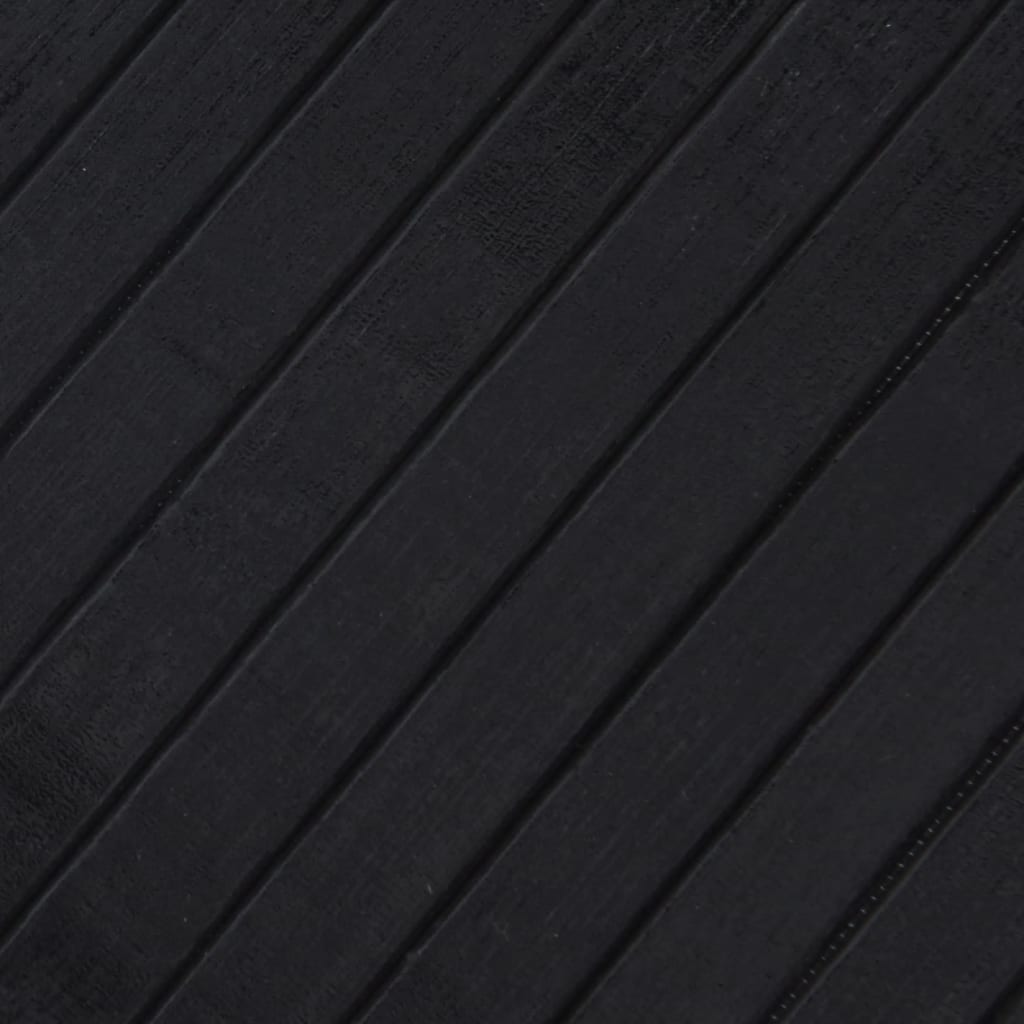 vidaXL Koberec obdélníkový černý 60 x 200 cm bambus