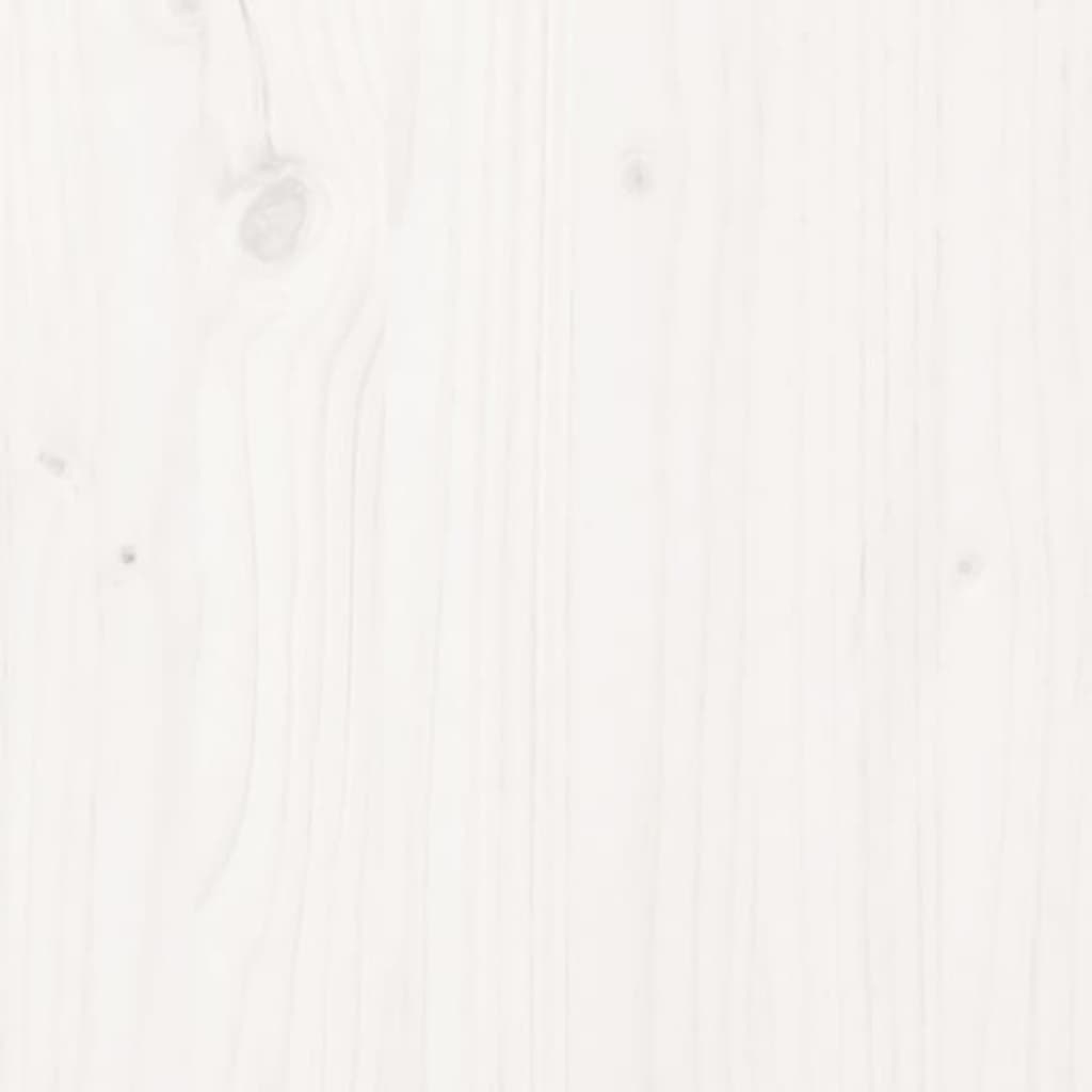 vidaXL Noční stolky 2 ks bílé 40 x 31 x 50 cm masivní borovice