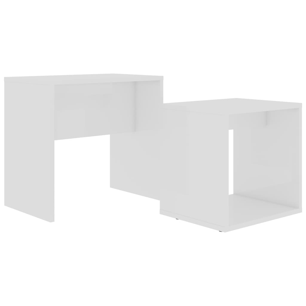 vidaXL Set konferenčních stolků bílý 48 x 30 x 45 cm dřevotříska