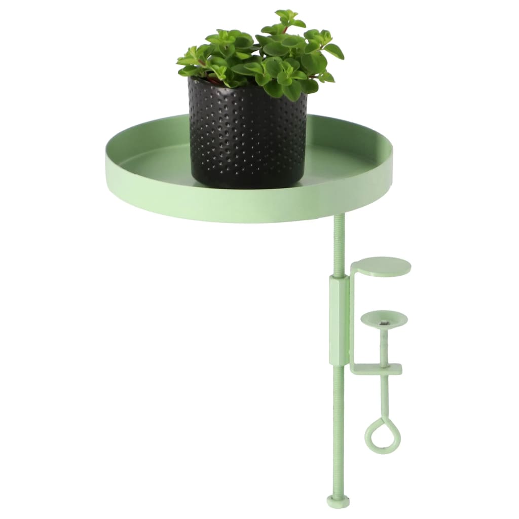 Esschert Design Stojan na rostliny se svorkou kulatý zelený M