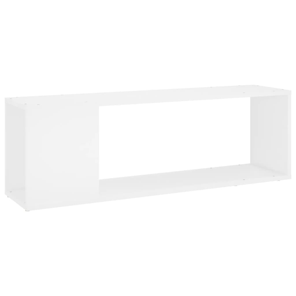 vidaXL TV stolek bílý 100 x 24 x 32 cm dřevotříska