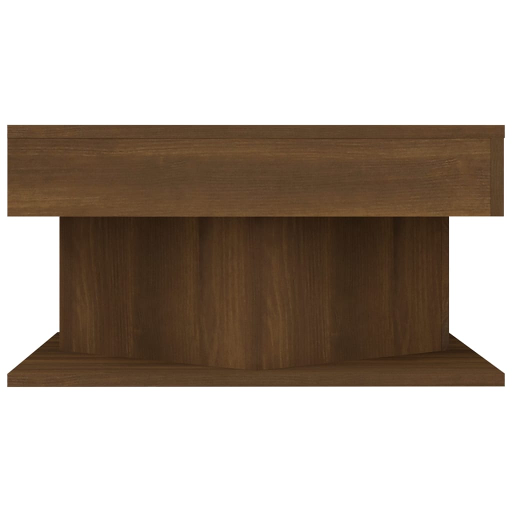 vidaXL Konferenční stolek hnědý dub 57 x 57 x 30 cm kompozitní dřevo