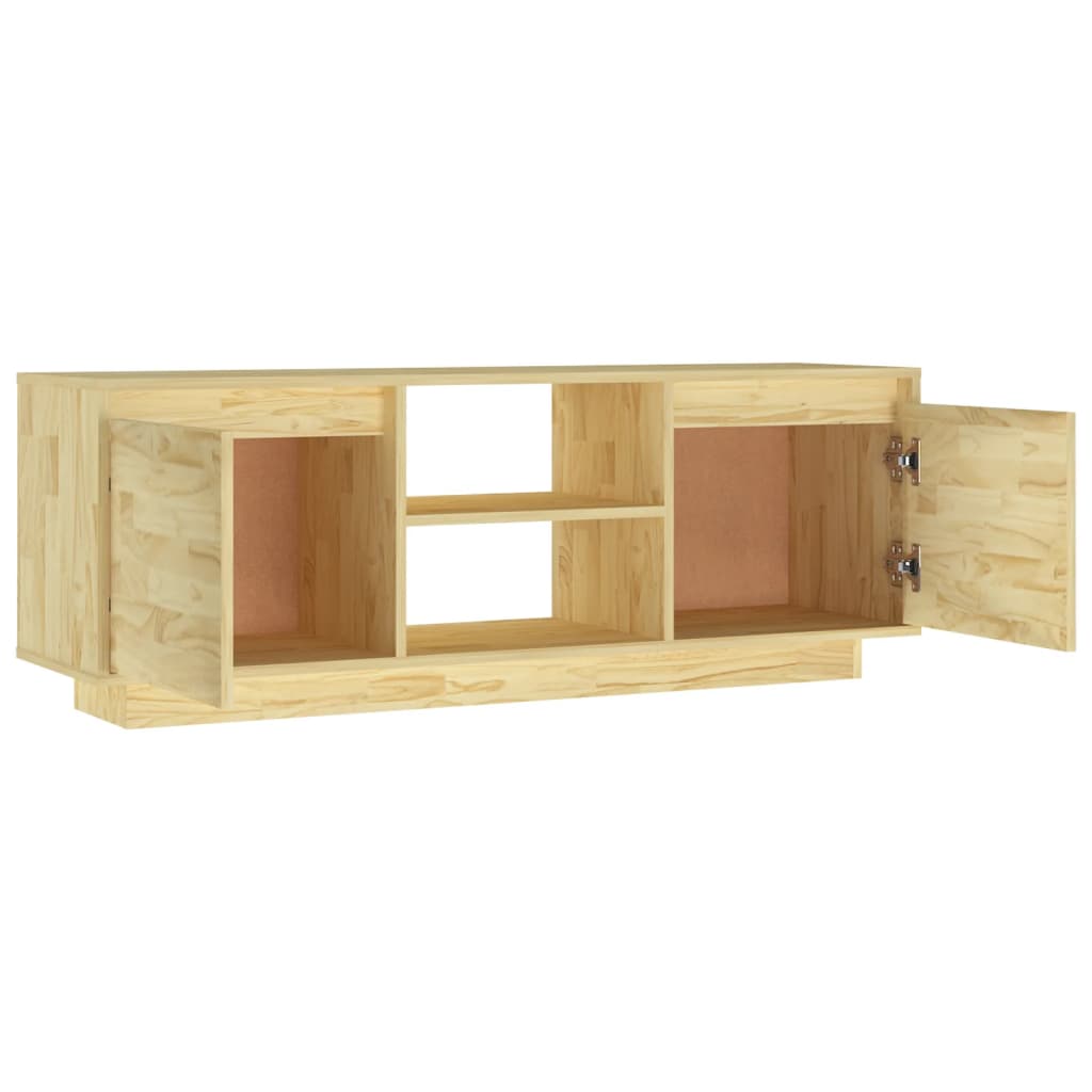 vidaXL TV stolek 110 x 30 x 40 cm masivní borové dřevo