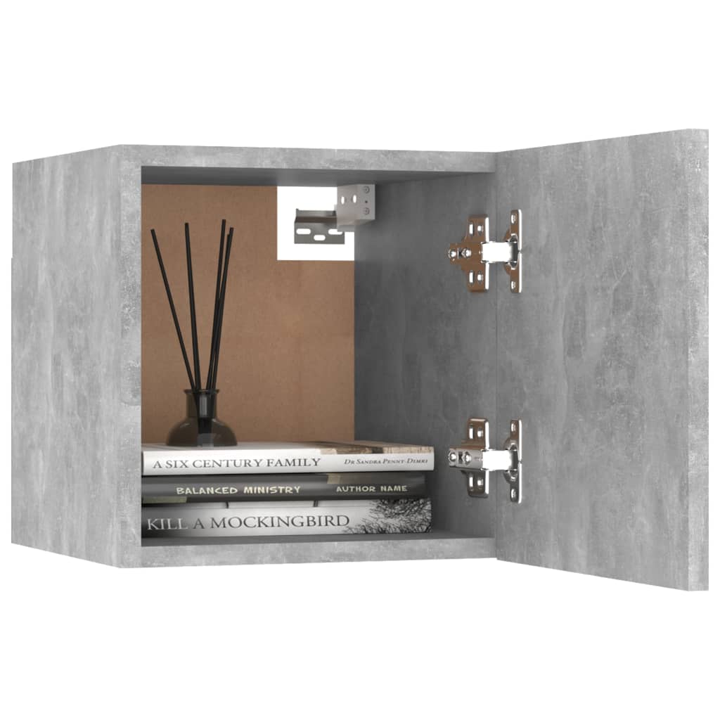 vidaXL 7dílný set TV skříněk betonově šedý dřevotříska