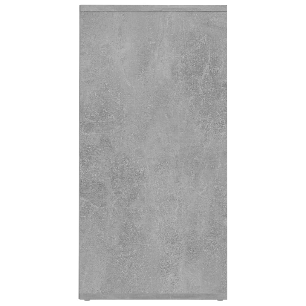 vidaXL Botník betonově šedý 31,5 x 35 x 70 cm dřevotříska