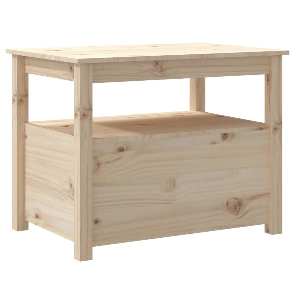 vidaXL Konferenční stolek 71 x 49 x 55 cm masivní borové dřevo