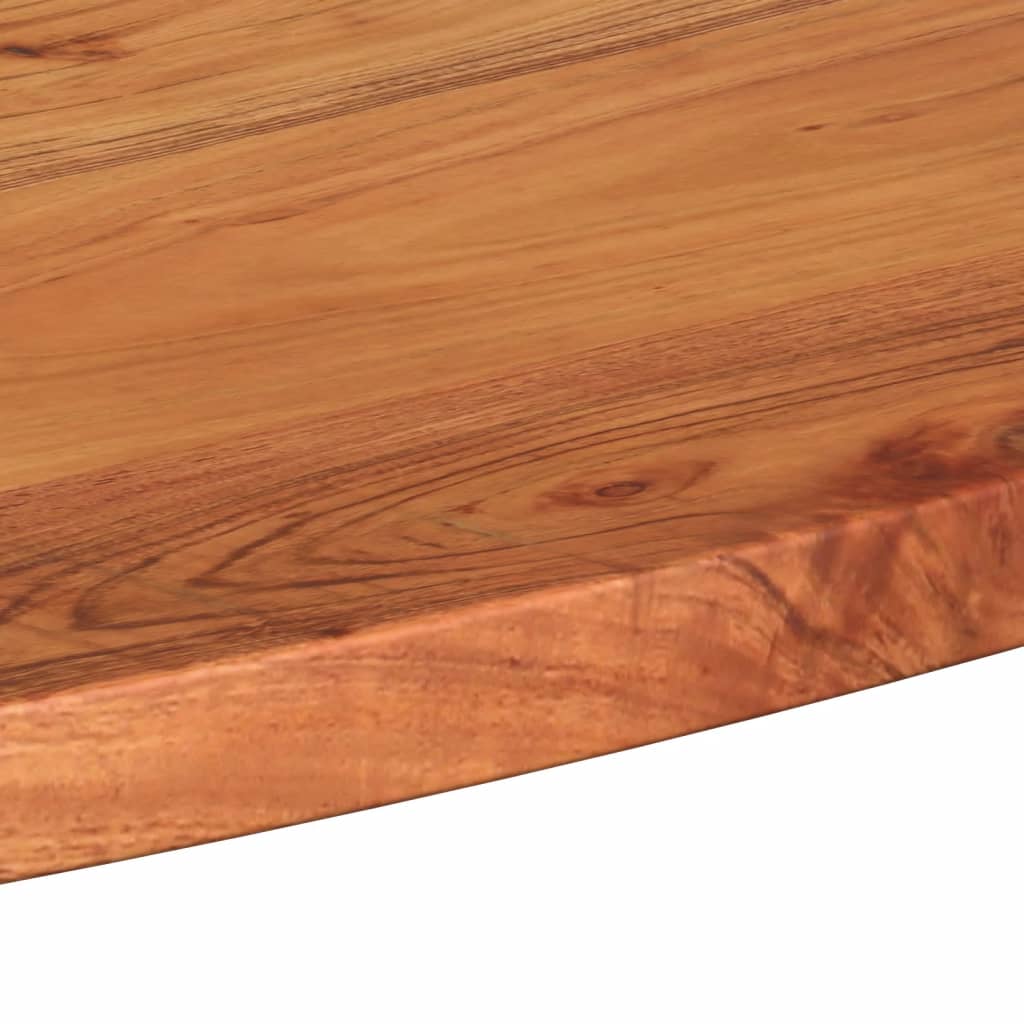 vidaXL Stolní deska 110 x 40 x 2,5 cm oválná masivní akáciové dřevo