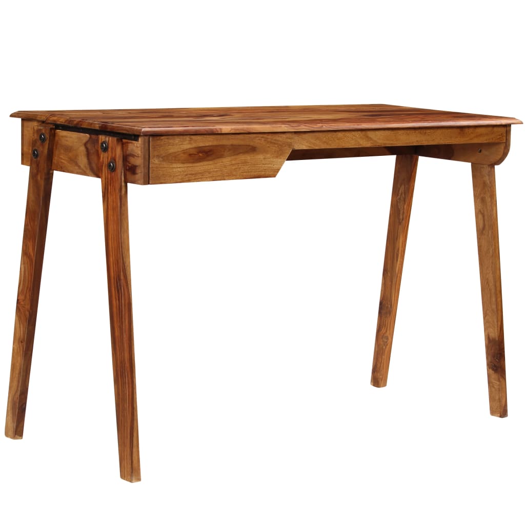 vidaXL Psací stůl 118 x 50 x 76 cm masivní sheeshamové dřevo
