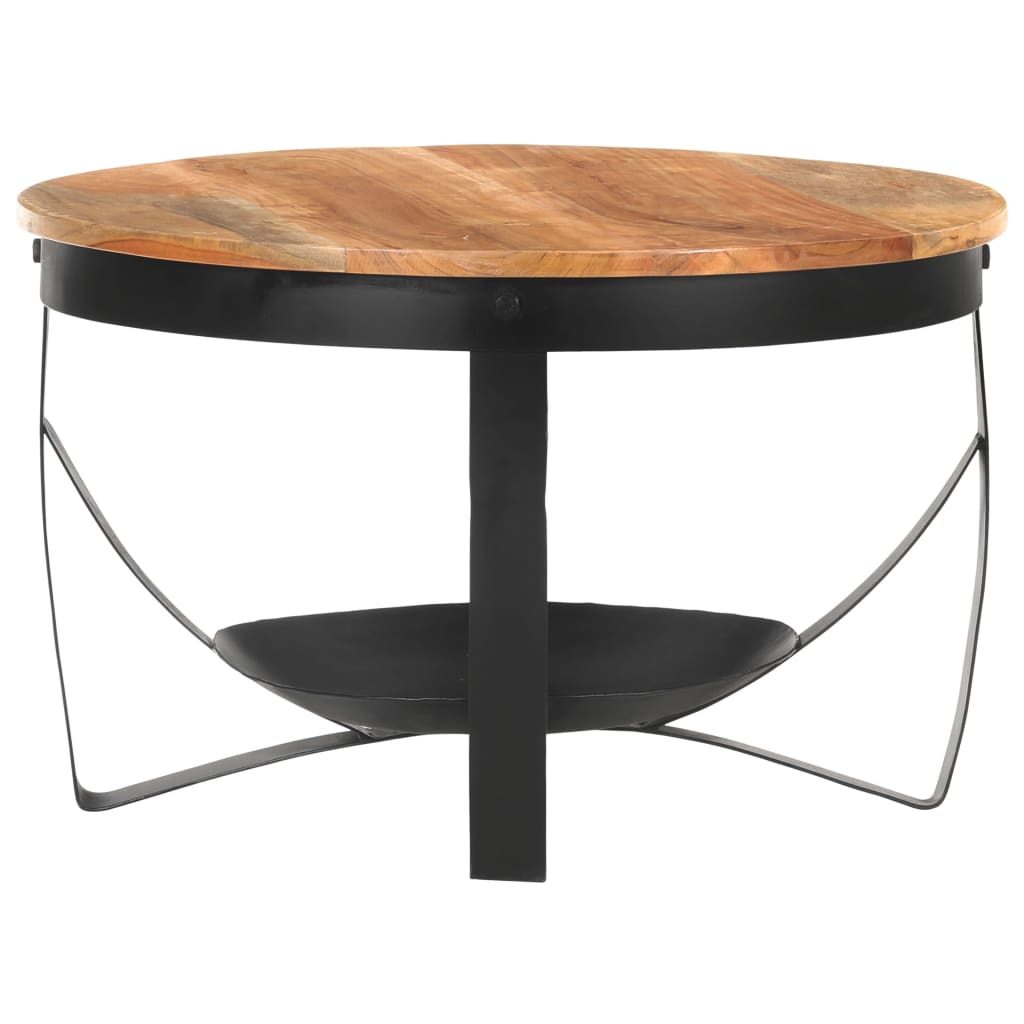 vidaXL Konferenční stolek Ø68 x 43 cm masivní akáciové dřevo