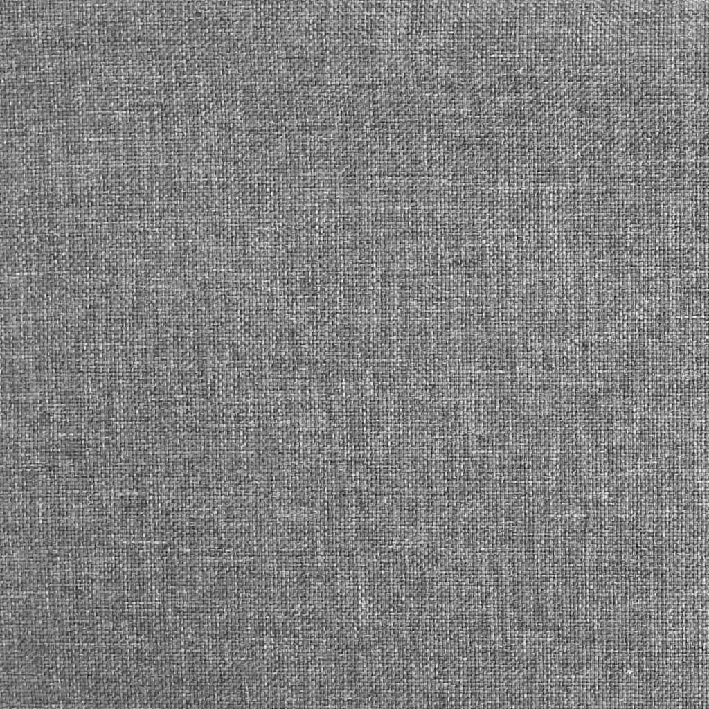 vidaXL Houpací křeslo světle šedé textil