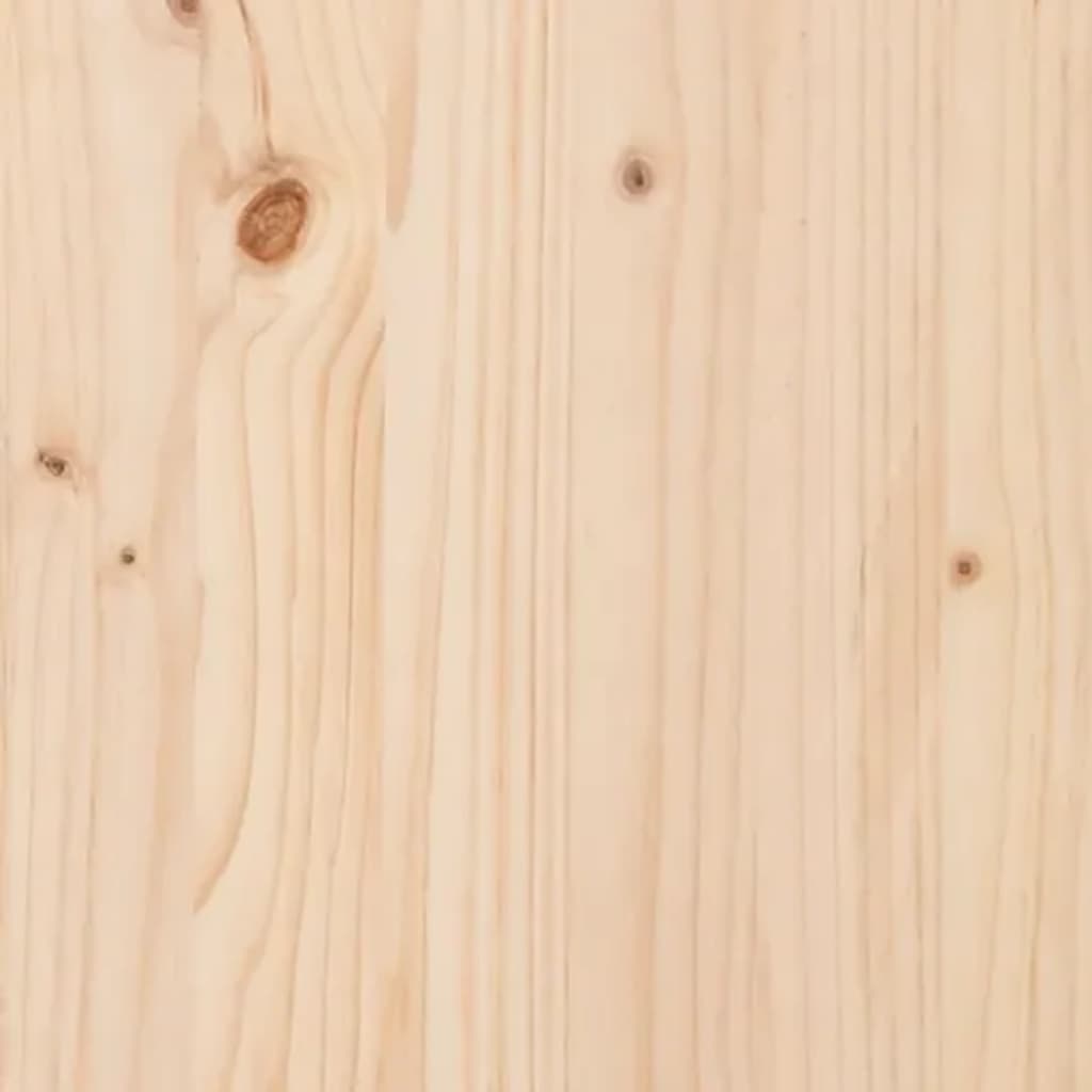 vidaXL Truhlík s policí 111,5 x 111,5 x 81 cm masivní borové dřevo