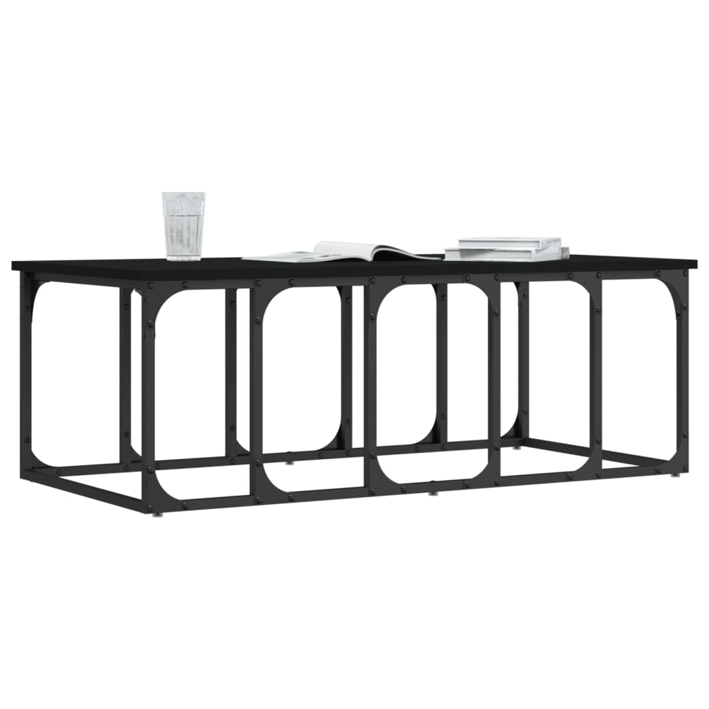 vidaXL Konferenční stolek černý 100 x 50 x 35,5 cm kompozitní dřevo